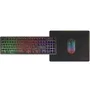 Mars Gaming MCPWX Combo Gaming Inalámbrico 3 en 1 (Teclado, Ratón y Alfombrilla) en Negro/Blanco